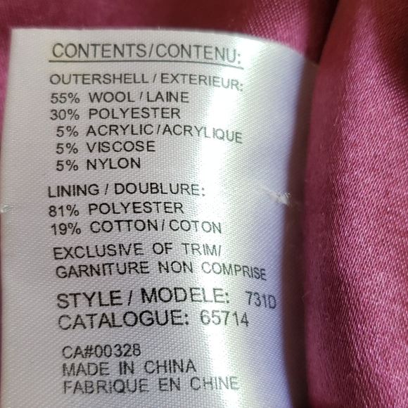 Vintage bomber wool coat - Picture 7 of 8